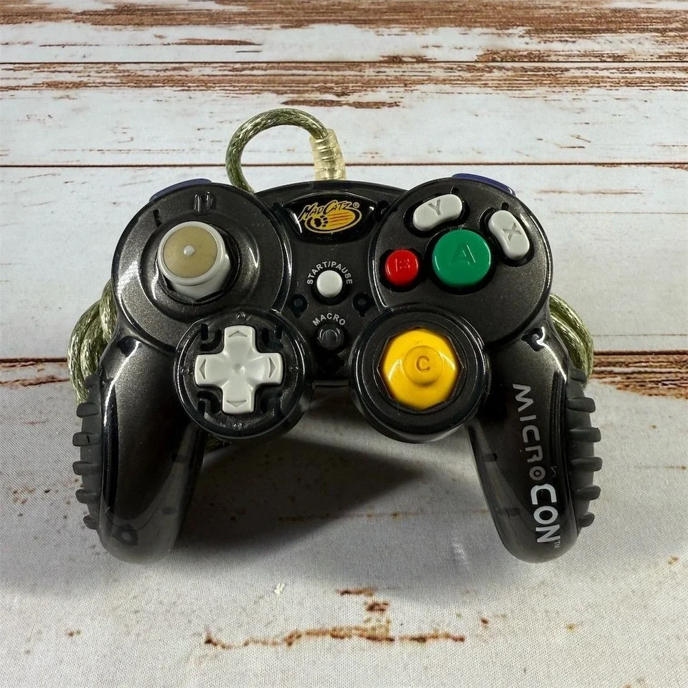 MadCatz Black Wired GameCube Controller 5636 Used